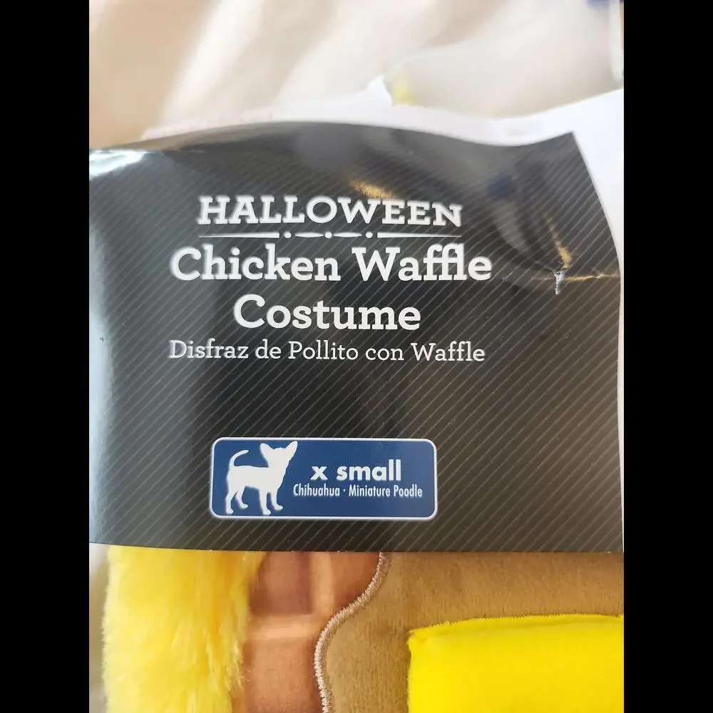 Dog Chicken and waffle‎ costume